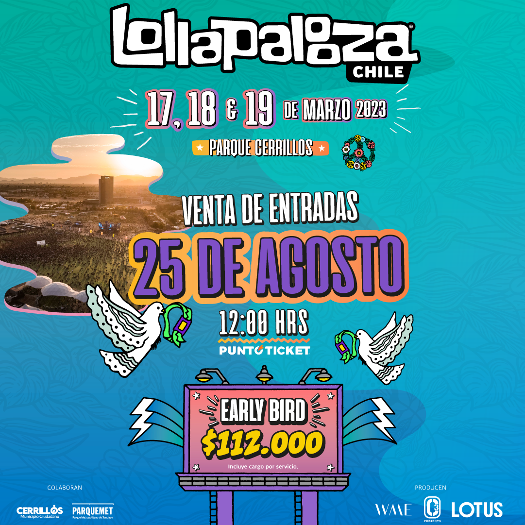 Lollapalooza Chile confirma las fechas de su onceava edición