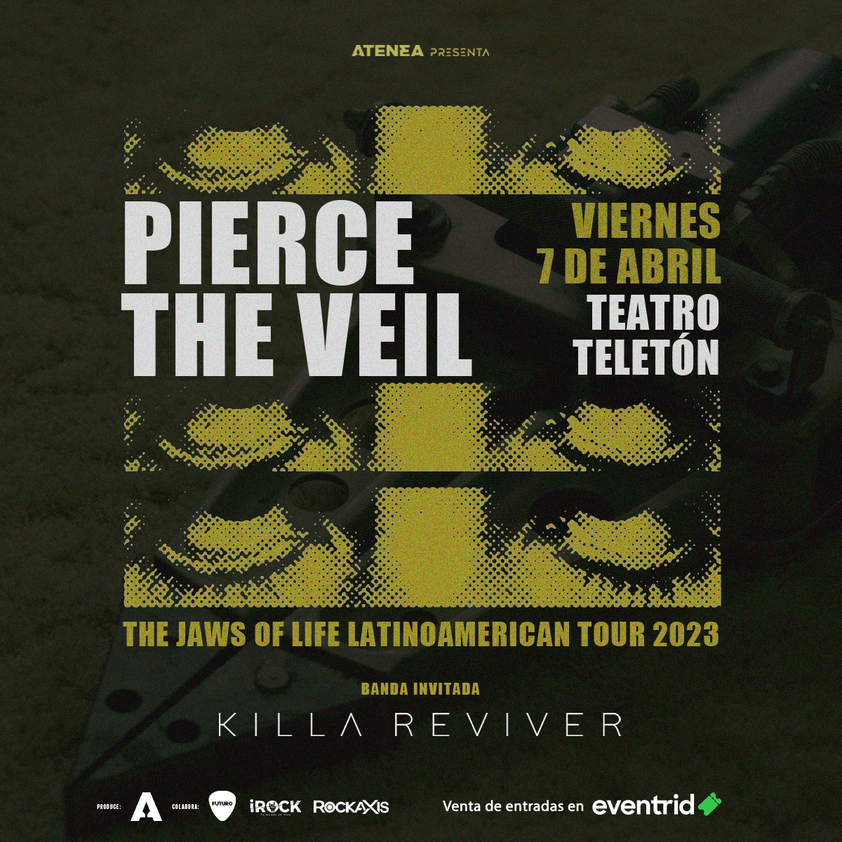 Killa Reviver abrirá concierto de Pierce The Veil en Chile