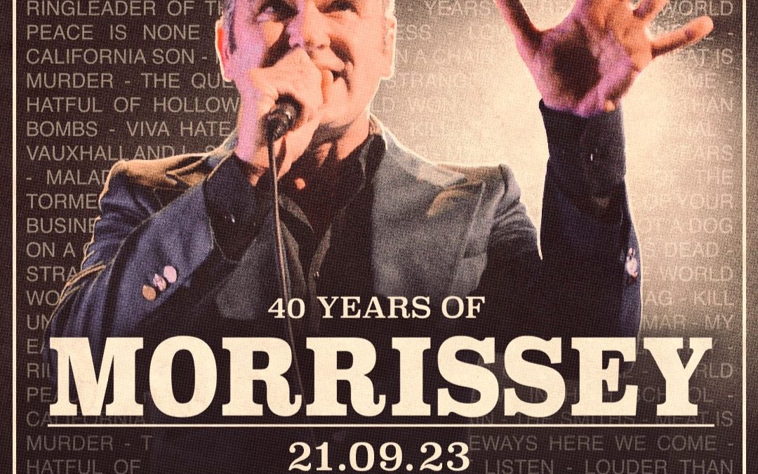 Morrissey llega a Chile con «40 YEARS OF MORRISSEY»