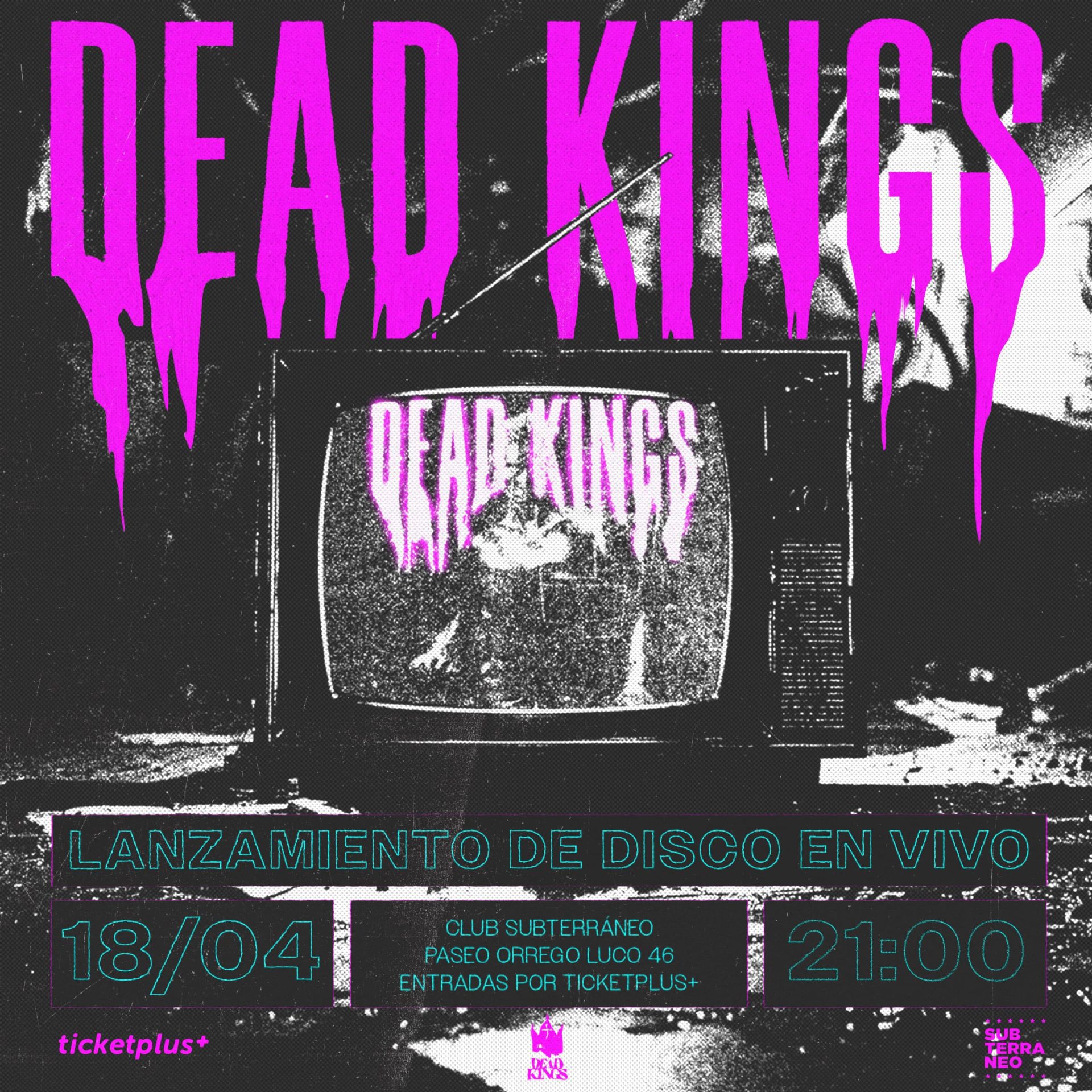 Dead Kings lanzará su primer disco en Club Subterráneo