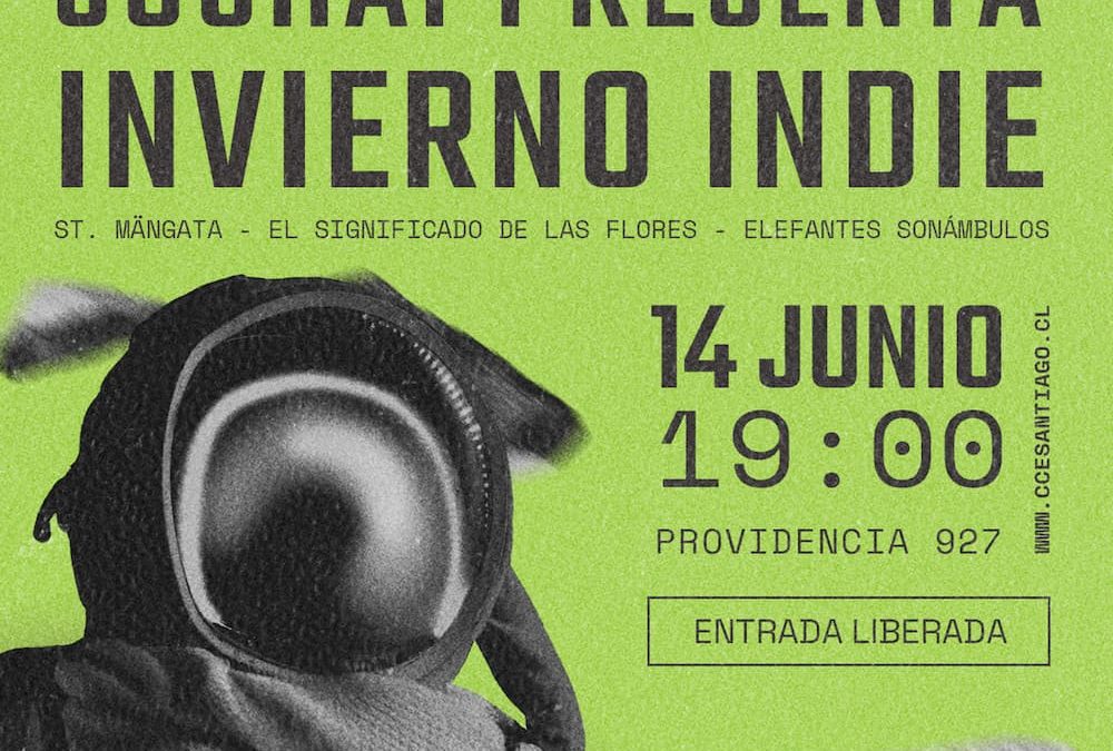 Festival musical SUCHAI presenta «Invierno Indie» este 14 de junio