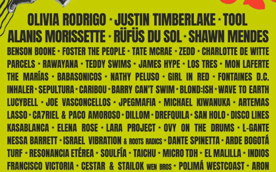 Conoce a les artistas que encabezan Lollapalooza Chile 2025