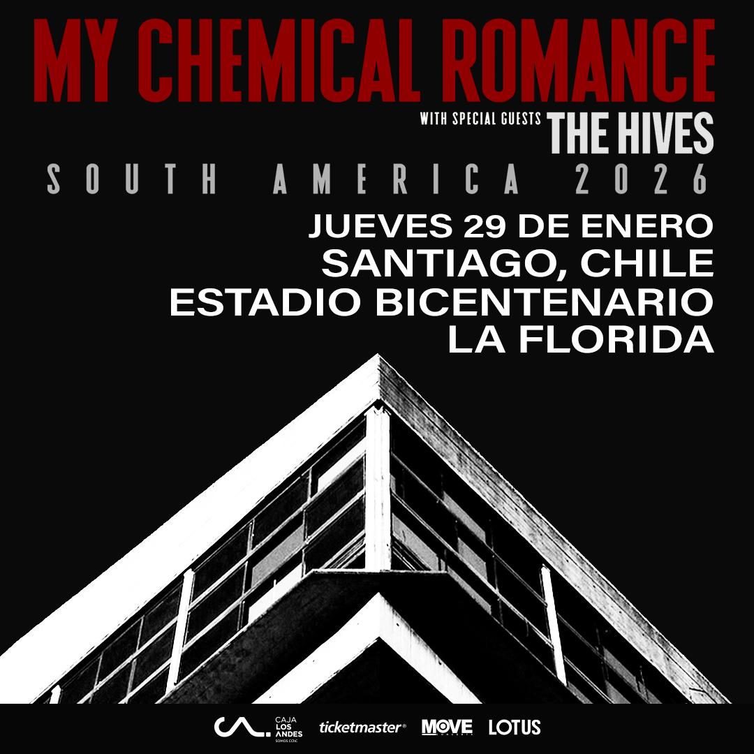 My Chemical Romance anuncia esperado regreso a Chile