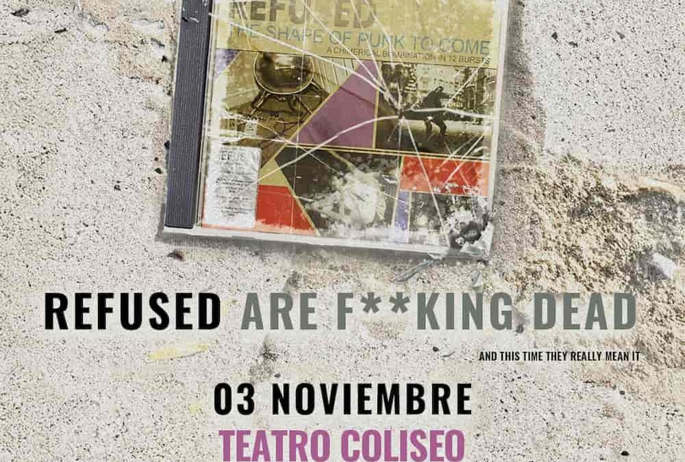 Refused debutará en Chile en Teatro Coliseo