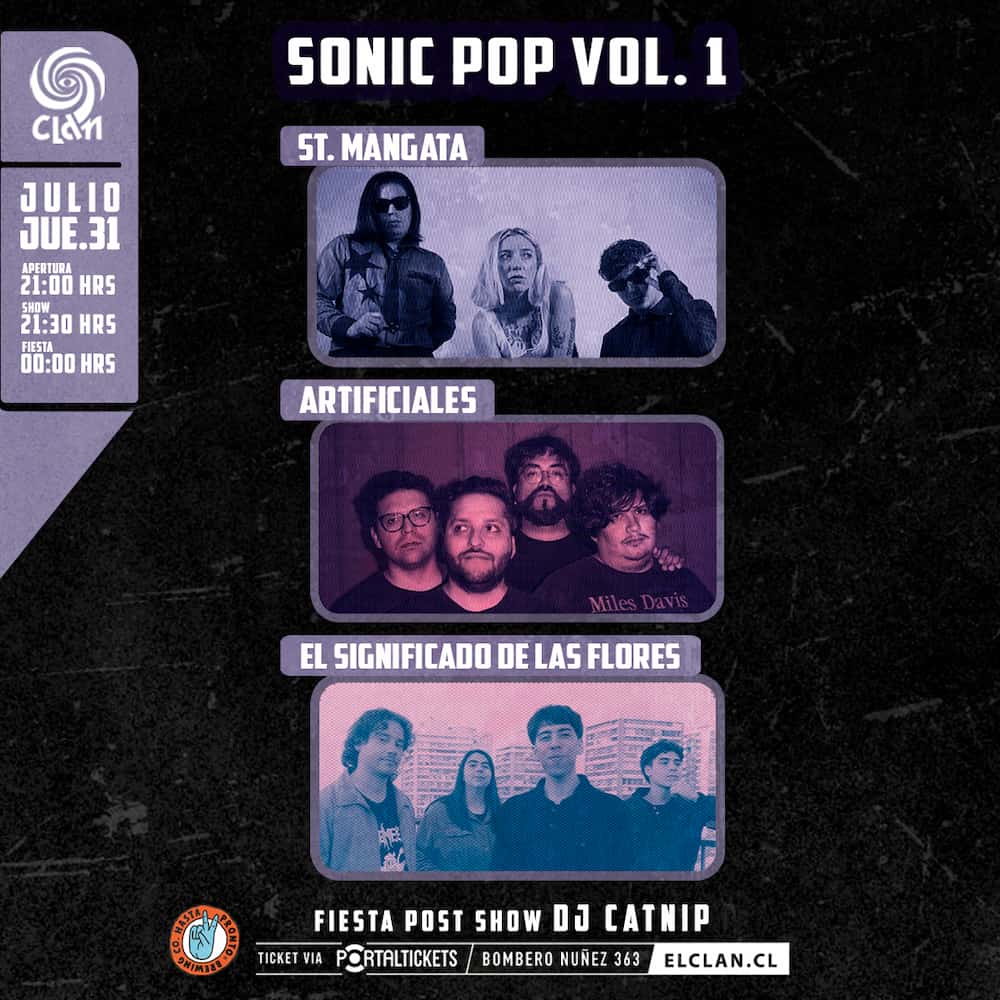 Sonic Pop Vol.1: St. Mängata, ESDLF y Artificiales en Bar El Clan