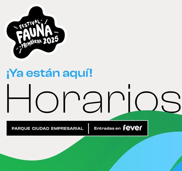 Primavera Fauna anuncia sus horarios