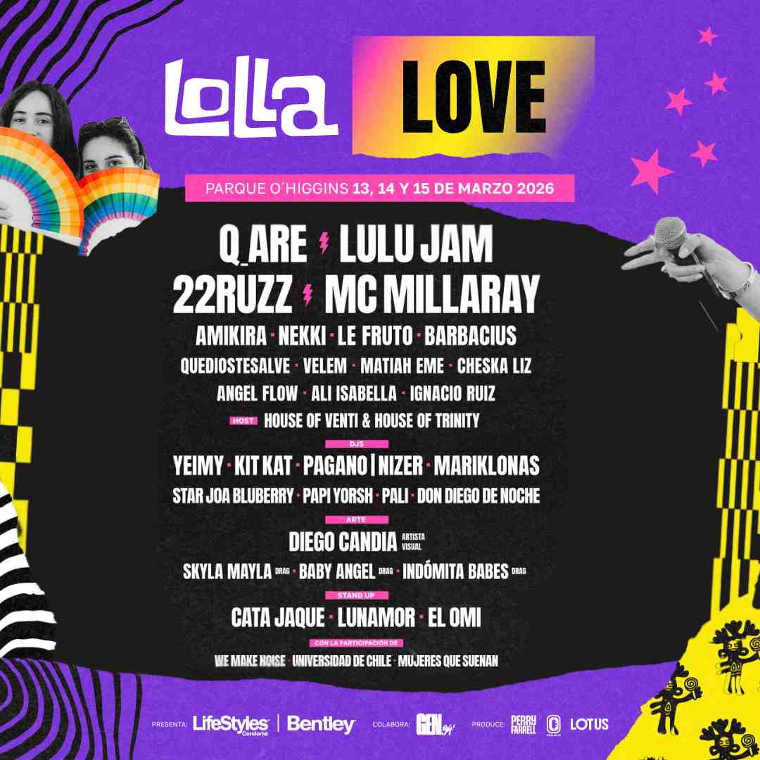 Lolla Love 2026 anuncia su cartel