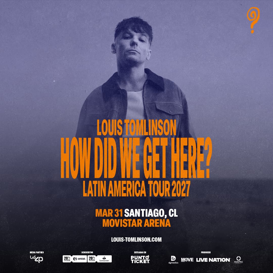 LOUIS TOMLINSON LLEGA A SANTIAGO CON SU GIRA «HOW DID WE GET HERE?»