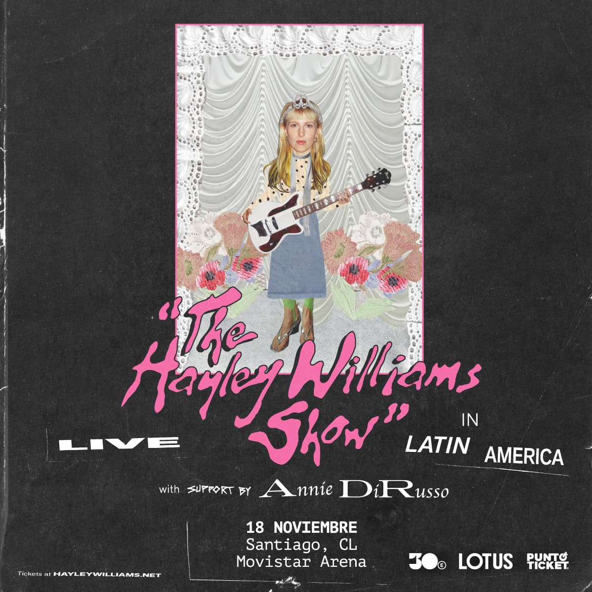 “THE HAYLEY WILLIAMS SHOW» LLEGA A AMÉRICA Y ANUNCIA SUS FECHAS