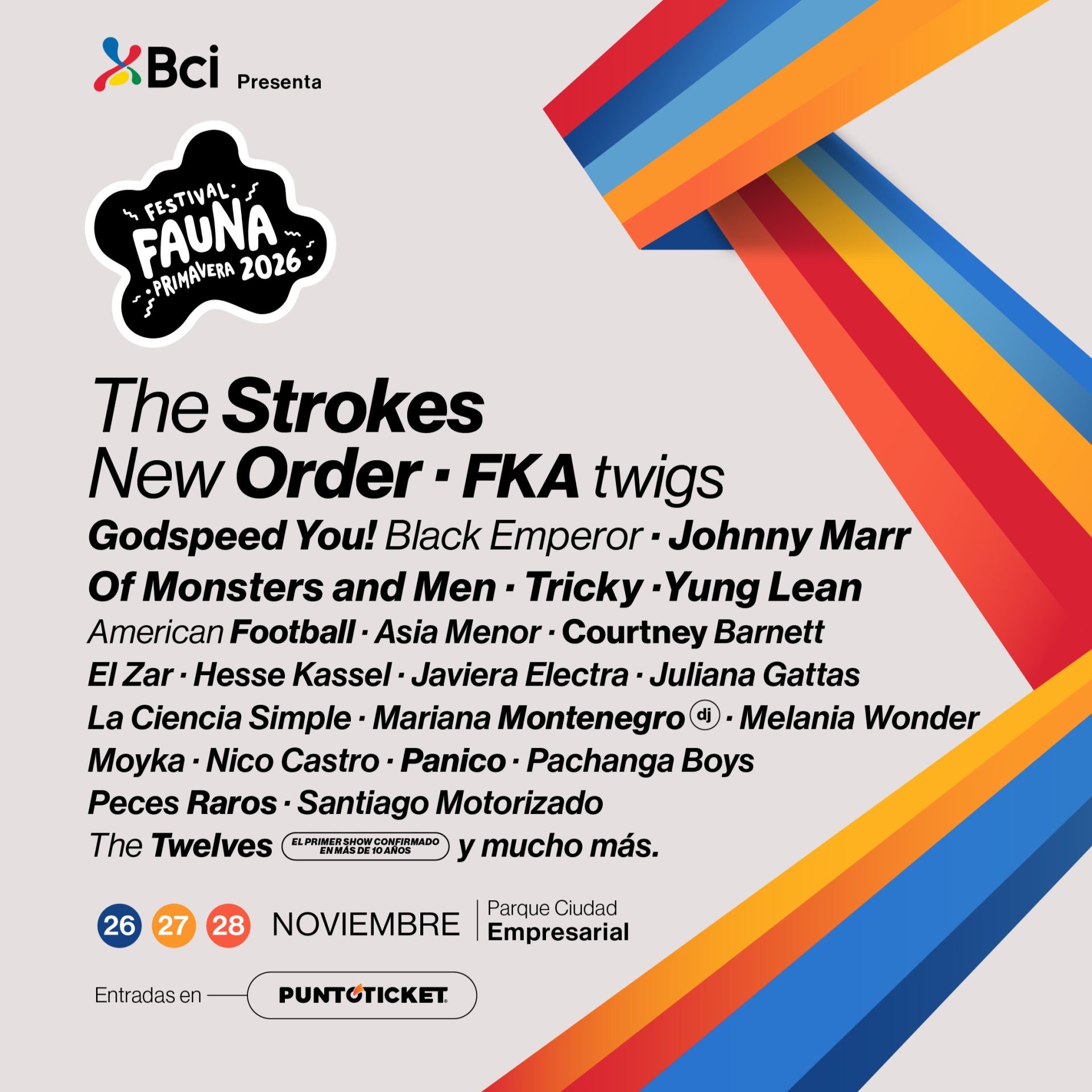 Fauna Primavera confirma line up para su edición 2026
