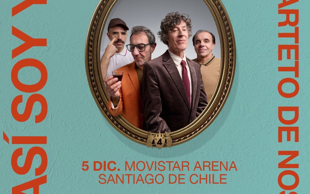 El Cuarteto de Nos anuncia un show único e irrepetible en el Movistar Arena