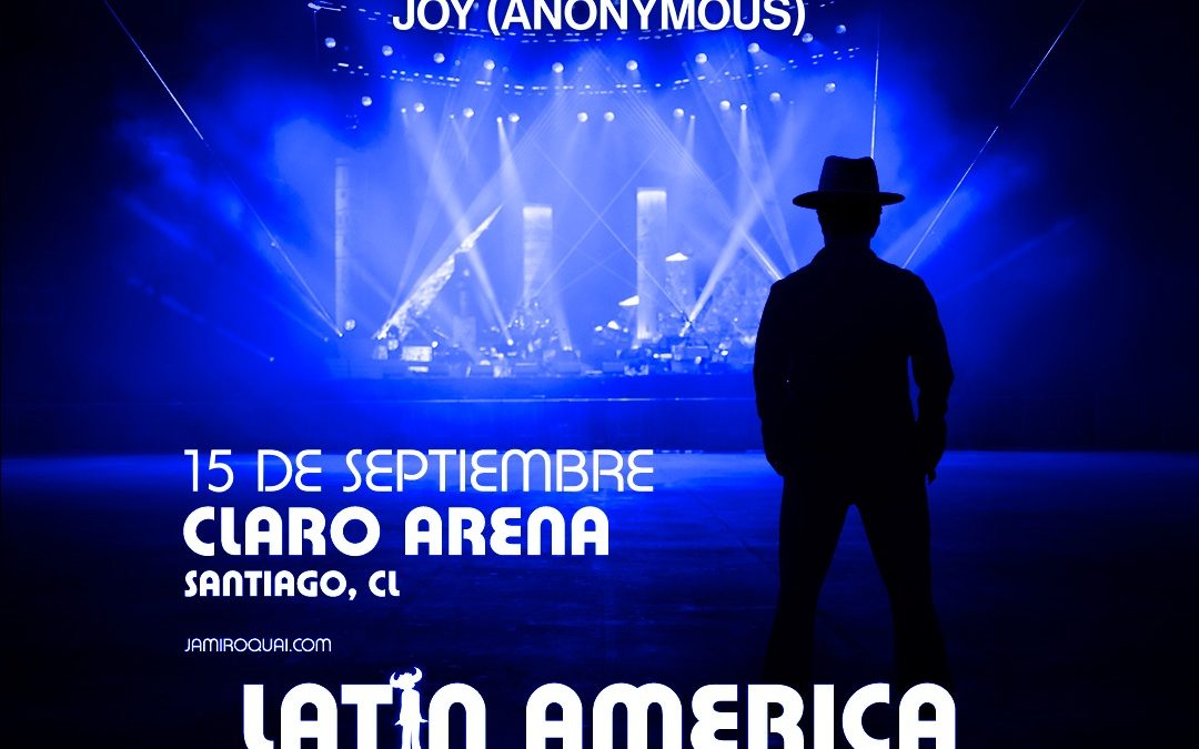 Joy (Anonymous) se suma como invitado especial al esperado regreso de Jamiroquai a Chile