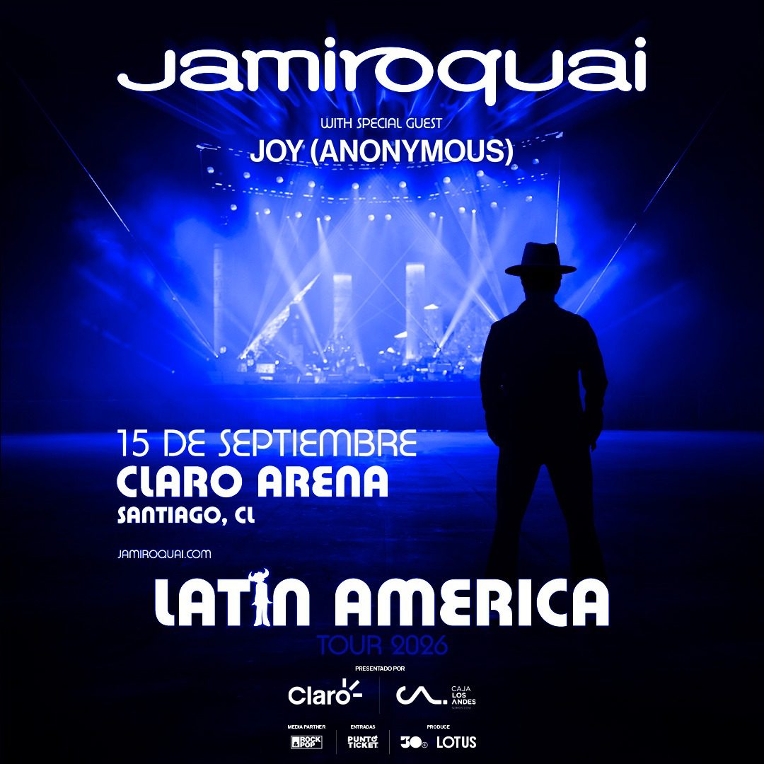 Joy (Anonymous) se suma como invitado especial al esperado regreso de Jamiroquai a Chile